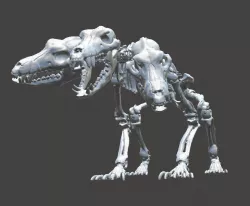 Unknown Creatures - Cerberus Skeleton 3D print model