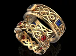 Wedding Ring 3D print model