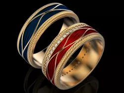 Wedding Ring 3D print model
