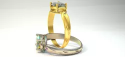 Wedding Ring Beautifull Women Ring Ready for Print Jewelery Ring 3D print model