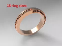 Wedding ring package 3D print model
