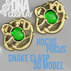 Winifred Sanderson Snake Robe Clasp Cosplay - Hocus Pocus 3D print model