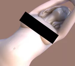 Woman Kneeling 3D print model