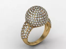 Woman Ring 3D print model 3D print model 3D print model 3D print 3D print model