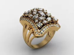 Woman Ring 3D print model 3D print model 3D print model 3D print model