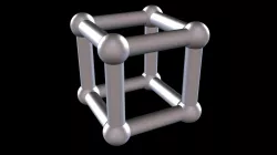 002 Mathart - Platonic Solids - Cube 02 - 10 cm  3D print model