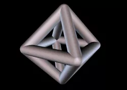 007 Mathart - Platonic Solids - Octahedron 01 - 10 cm 3D print model
