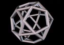 025 Mathart - Archimedean Solids - Icosidodecahedron 01 - 10cm 3D print model
