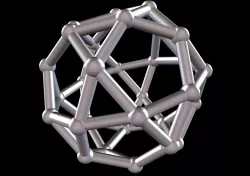 026 Mathart - Archimedean Solids - Icosidodecahedron 02 - 10 cm 3D print model