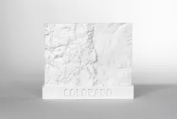 047d - Magnet - Colorado Topography -  3D print model