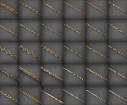 1 Set - Chains and Bracelets - 1-30 - 30 pcs - STL and 3DM 3D print model