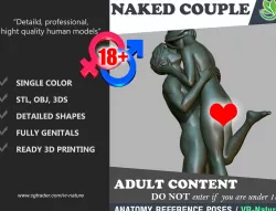 3D Couple of Lovers Printable 180226-01 3D print model