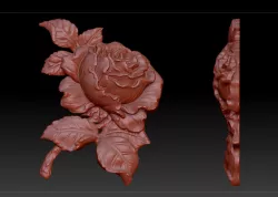 3D model flower rose 3D print model