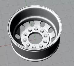 3D-printable RC Truck Wheels 3D print model