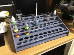 Acrylic paint stand 3D print model