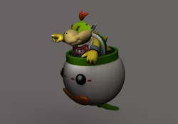 Action Figure Bowser Junior 3D print model