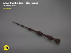Albus Dumbledore Elder wand - Harry Potter films 3D print model