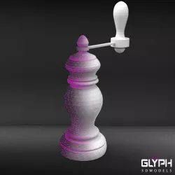 Alice pepper grinder 3D print model