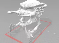 Alien Predator Skull 3D print model
