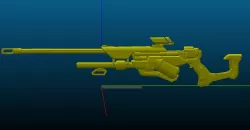 Ana Amari Biotic Rifle Printable 3D print model
