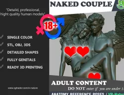 Angel and Woman 1803093 3D print model