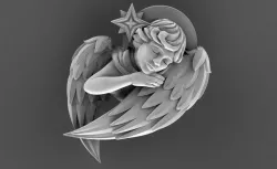 angel wings 3D print model