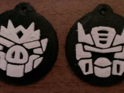 Angry birds transformers keychain
