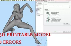 Angry Woman 3D print model