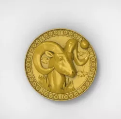 Aries zodiac 3D print model 3D print model