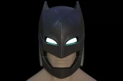 Armored Batman Helmet 3D print model