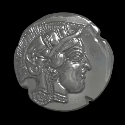 Athena coin 3D print model