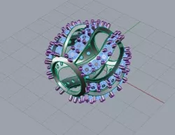 ball design for charm 3D print model