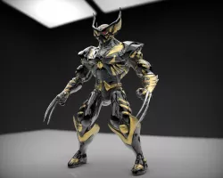 Battle Armor Wolverine Cosplay 3D print model