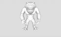 Battletoads Custom Action Figure 3D print model 3D print model