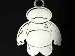 Baymax Pendant 3d Print 3D print model