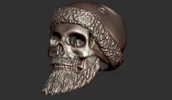 Bearded bead 3D print model