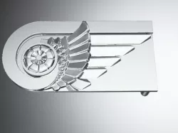 Belt buckle 3D print model