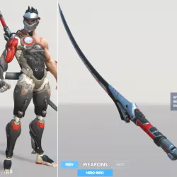 Blackwatch Genji katana 3D print model