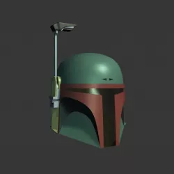 Bobba Fett Cosplay Helmet 3D print model