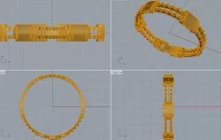 Bracelet Without Bolt 3D print model
