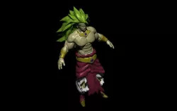 broly dragon ball 3D print model