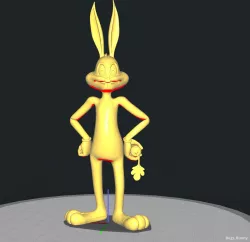 Bugs the Bunny 3D print model