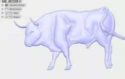 Bull STL 3D print model