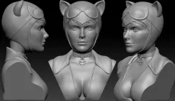 Bust - Catwoman 3D print model