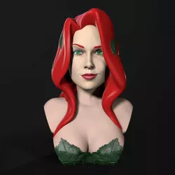 Bust - Poison Ivy 3D print model
