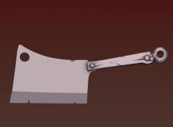 Butcher Ax 3D print model