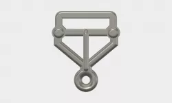 Captain America TFA inspired rear lower buckle 3D print model