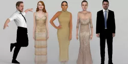 Celebrities Pack Jolie Pitt Stone Gosling Kardashian 3D printing 3D print model