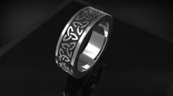 celtic ring 3D print model