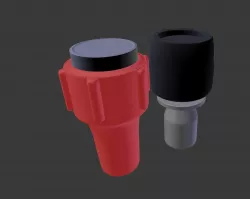 Cessna TPM Throttle Prop Mixture Handles 3D print model